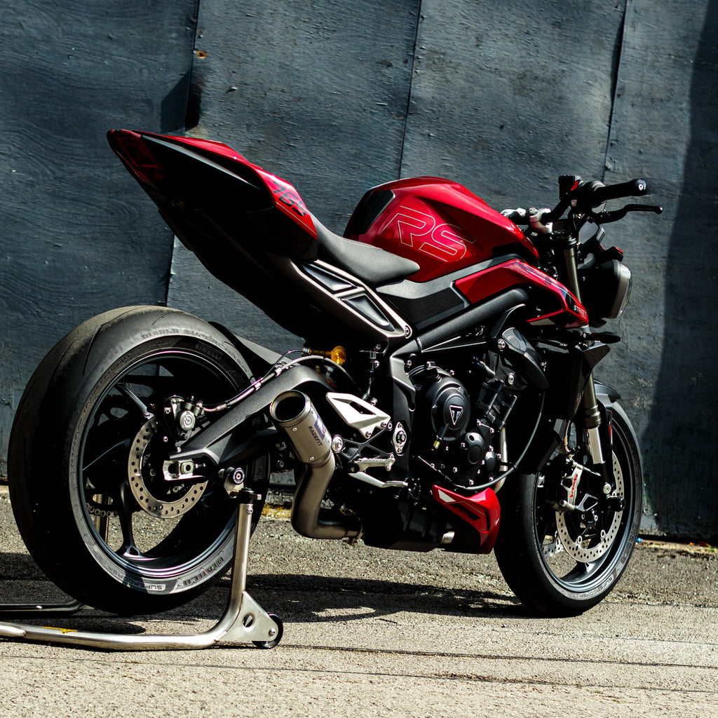 Triumph 765 R Triumph Street Triple 765 R - RS - Moto2 2023-25 Growler Full Exhaust ...