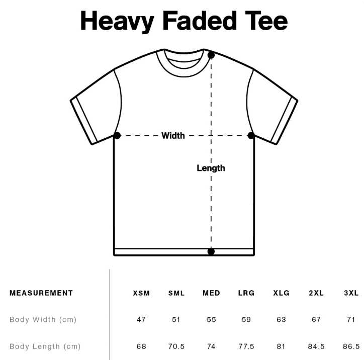 Thrash T-Shirt Faded Black